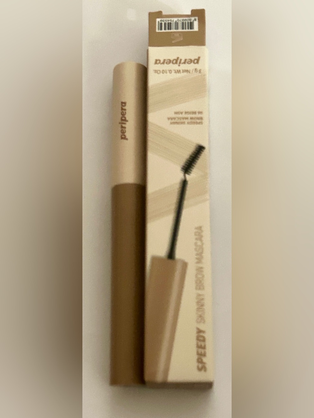 Peripera Speedy Skinny Brow Mascara – 06 Beige Ash new in box